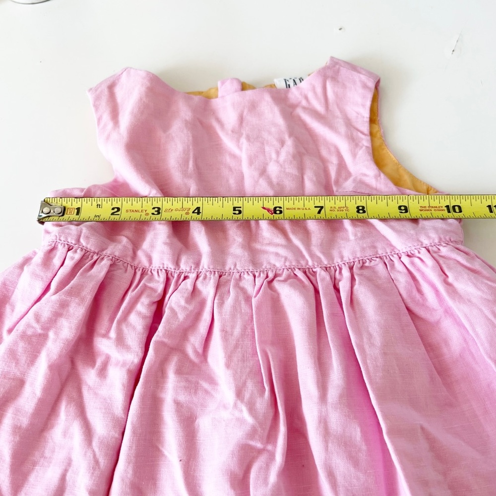 GAP Girl’s New Pastel Pink & Yellow Floral Dress NWT - Picture 10 of 16